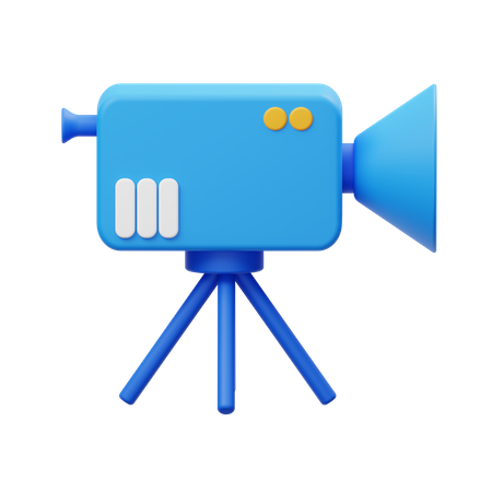 Video Camera  3D Icon