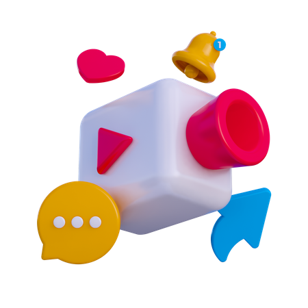 Video Camera  3D Icon