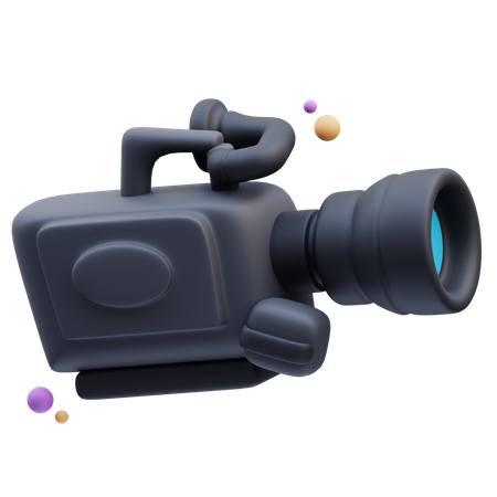 Video Camera  3D Icon