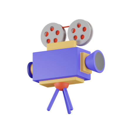 Video Camera  3D Icon
