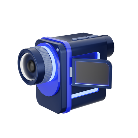 Video Camera  3D Icon