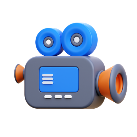 Video Camera  3D Icon