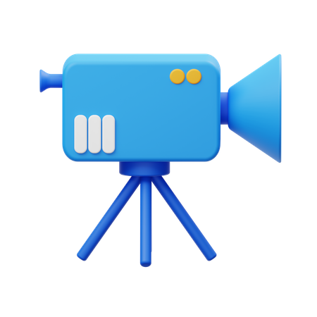 Video Camera  3D Illustration