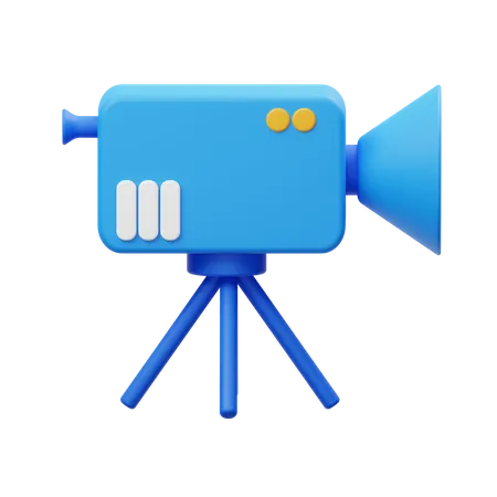 Video Camera  3D Illustration