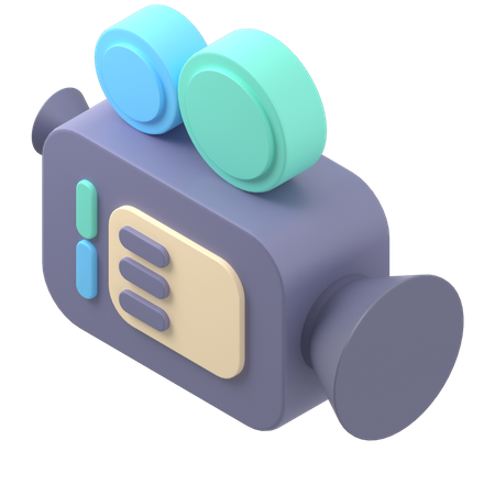 Video Camera  3D Illustration