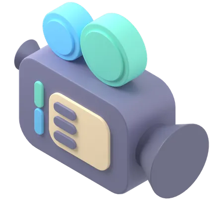 Video Camera  3D Illustration