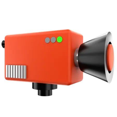 3 D Render Video Camera Illustration 3D Icon