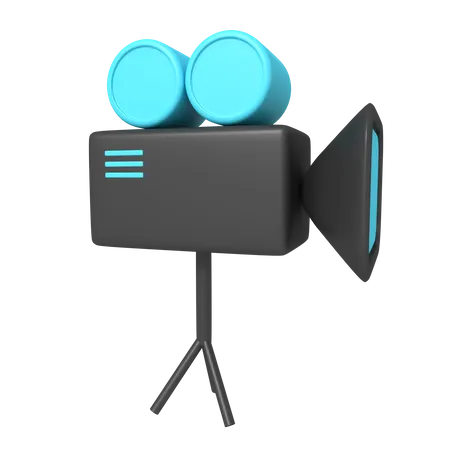 3 D Icon Of Video Shotting 3D Icon
