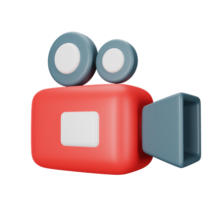 Video Camera 3D Icon