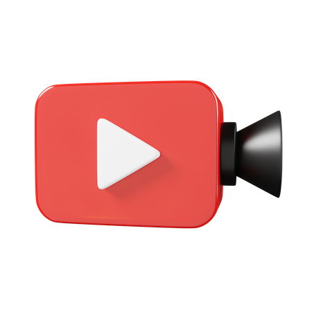 Video Camera Player  3D Icon