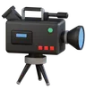 Video Camera With Tripod