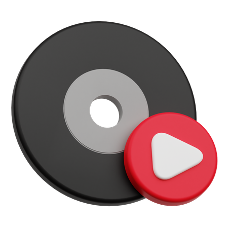 CD vidéo  3D Icon