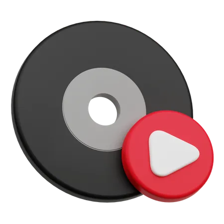 CD vidéo  3D Icon