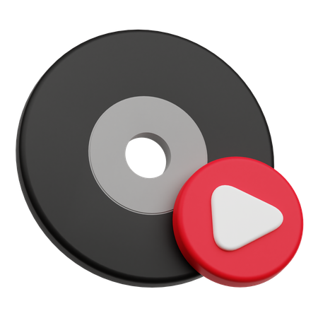 Video Cd  3D Icon