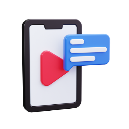 Video chamada  3D Icon