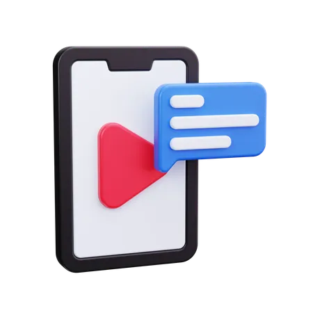 Video chamada  3D Icon