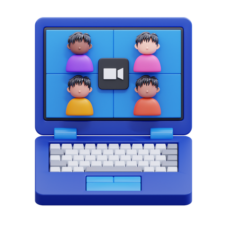 Video chamada  3D Icon