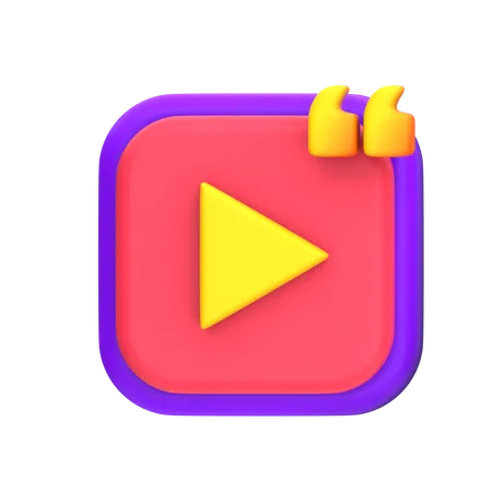 Video Chat  3D Icon