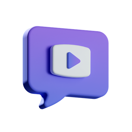 ビデオチャット  3D Icon