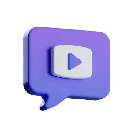 ビデオチャット  3D Icon