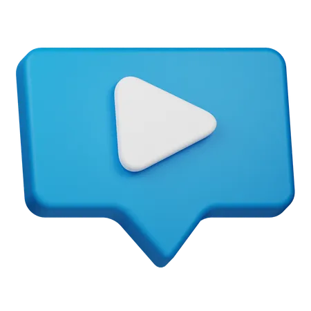 Video Chat  3D Icon