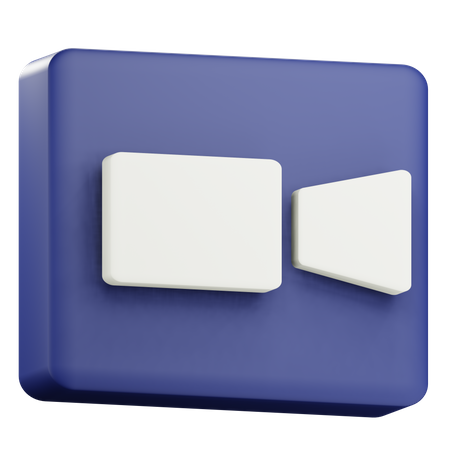 Video Chat  3D Icon