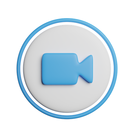 Video Chat  3D Icon