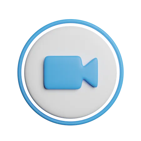 Video Chat  3D Icon