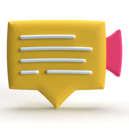 Video Chat  3D Icon