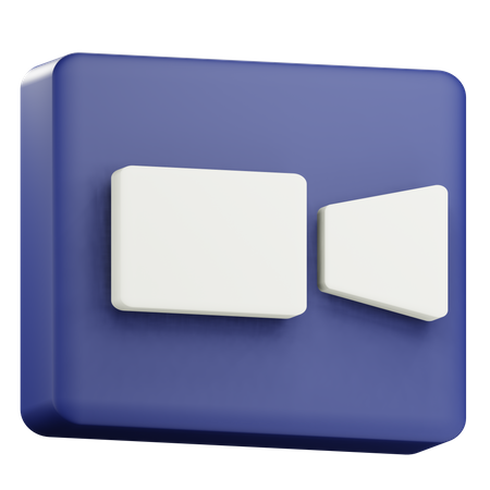 Video Chat  3D Icon