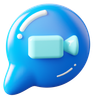 3d video-chat logo