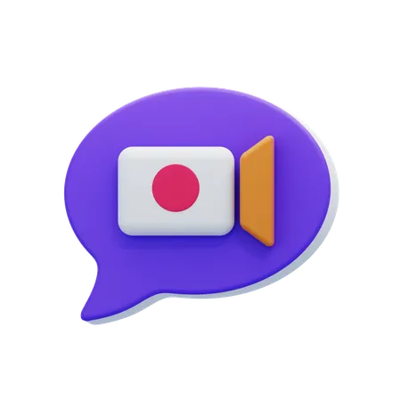 Video-Chat-Blase  3D Icon