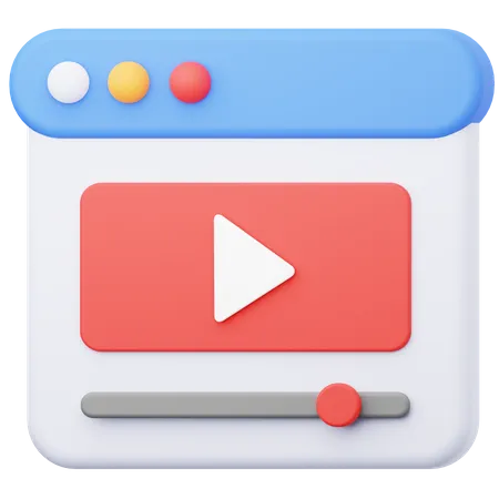 Video Clip  3D Icon