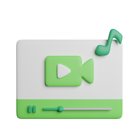 Video Clip  3D Icon