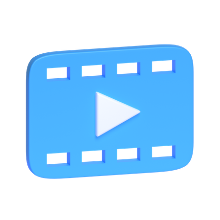 Video Clip  3D Icon