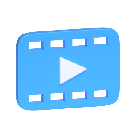 Video Clip  3D Icon