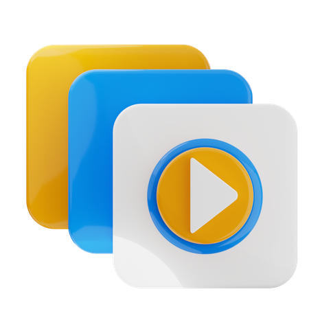 Video Collection  3D Icon