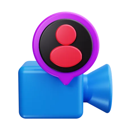 Video Conference  3D Icon