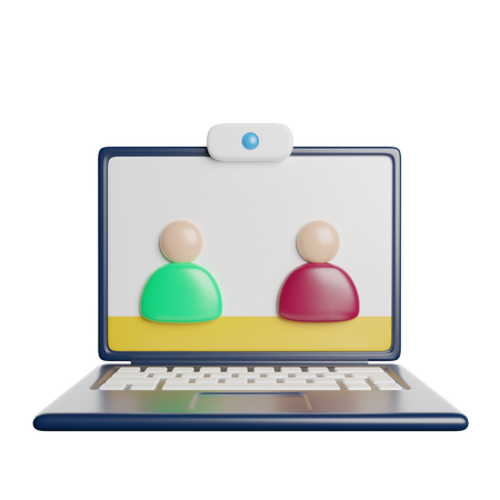 Video Conference  3D Icon