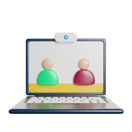 Video Conference  3D Icon