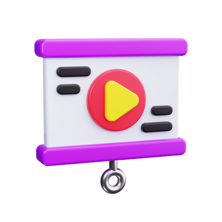 Videoconferência  3D Icon