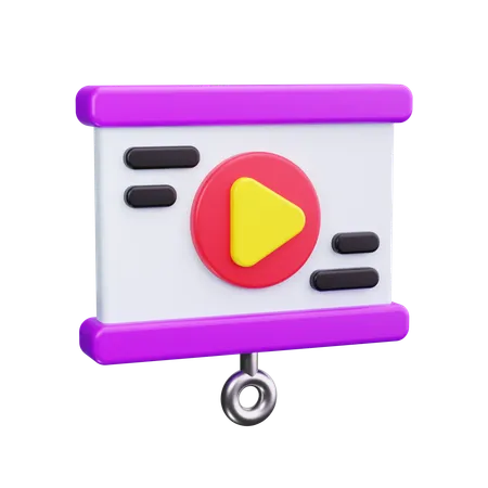 Videoconferência  3D Icon