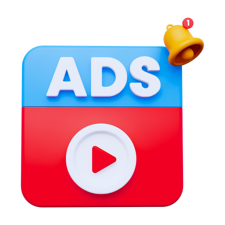Vidéo d'annonces  3D Icon