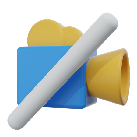 Vídeo desconectado  3D Icon