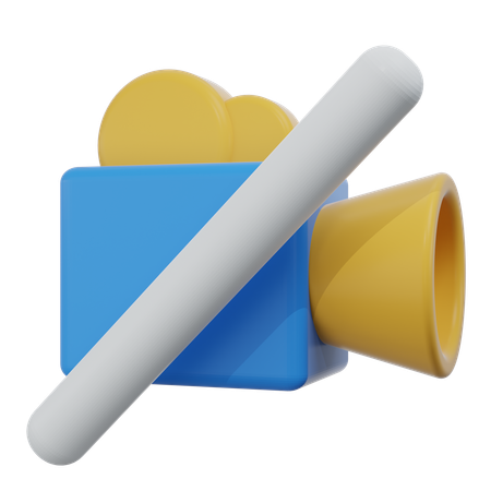 Video Disconnected  3D Icon