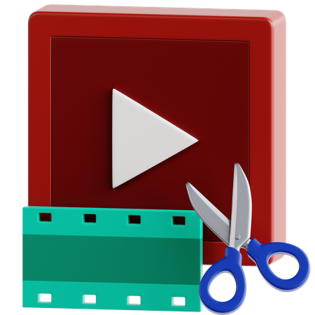 Video Editing  3D Icon