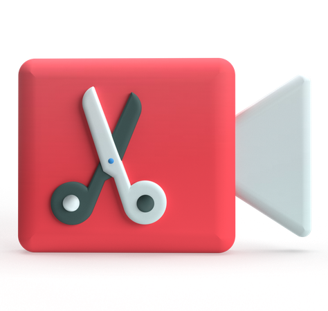 Video Editing  3D Icon