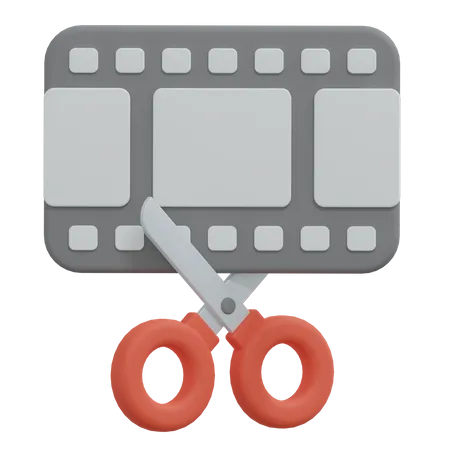 Video Editing  3D Icon