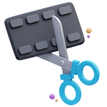 Video Editing  3D Icon