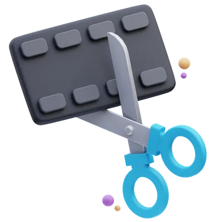 Video Editing  3D Icon